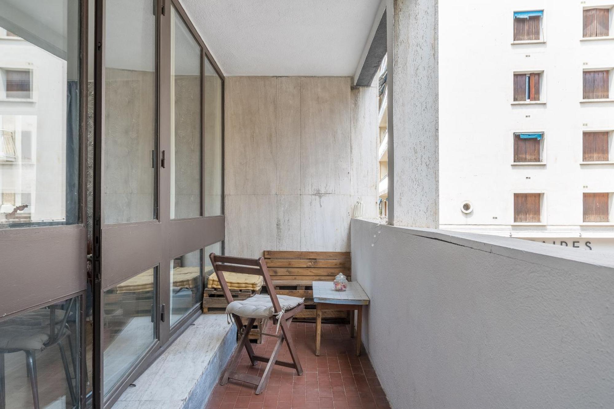*Las Flores* Joli Studio Avec Balcon Marsilia Exterior foto