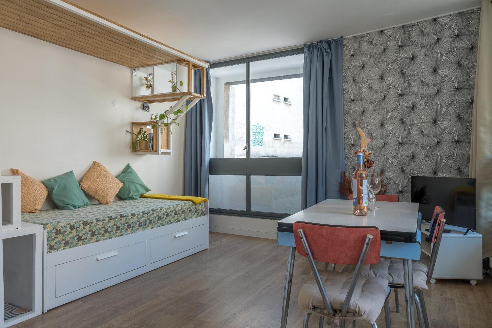 *Las Flores* Joli Studio Avec Balcon Marsilia Exterior foto