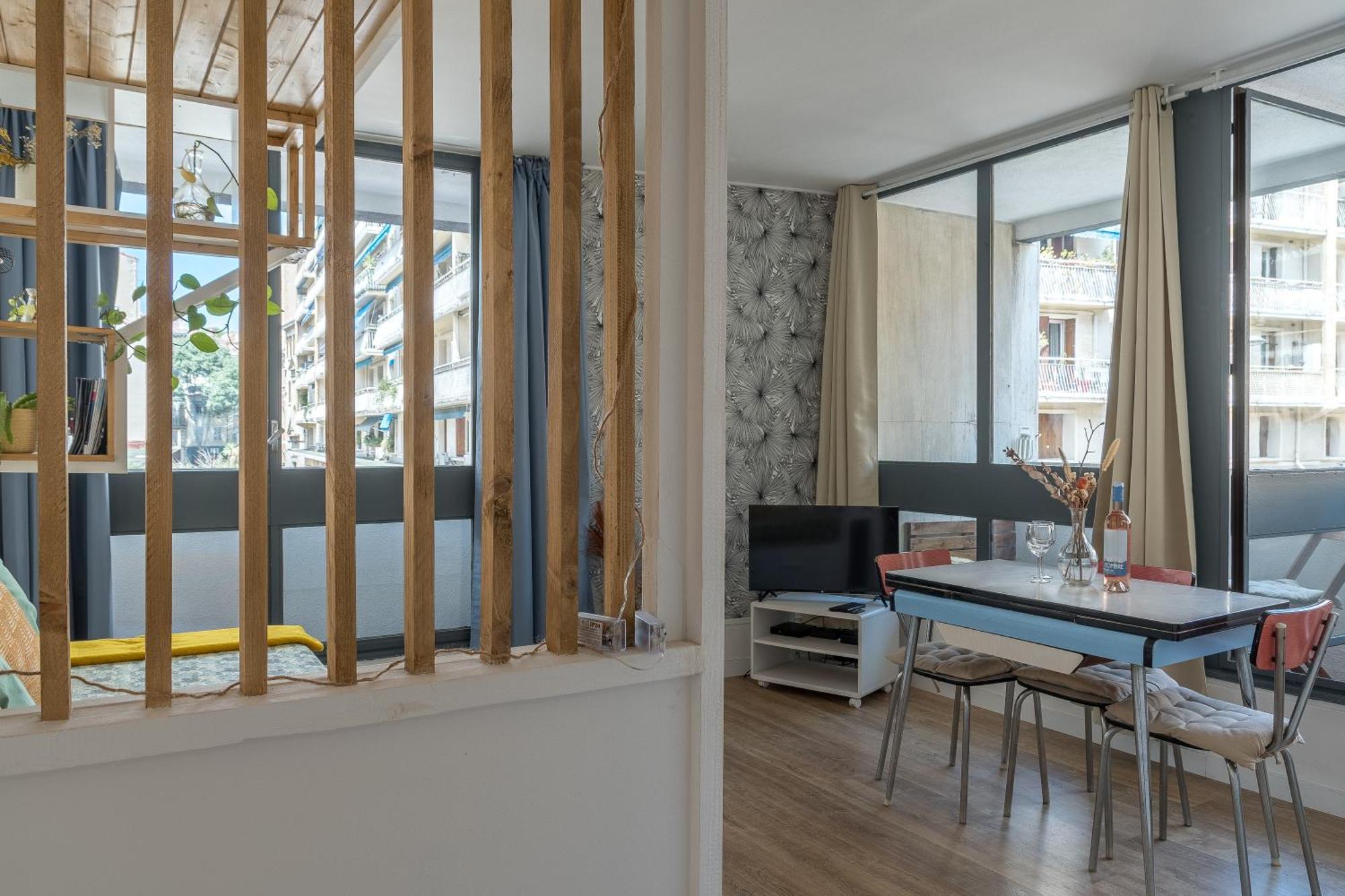 *Las Flores* Joli Studio Avec Balcon Marsilia Exterior foto